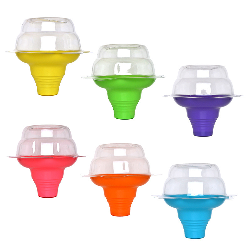 80ml/150ml/250ml/450ml/700ml colorful flower shaved ice cup snow cone ice cream cups hot sale