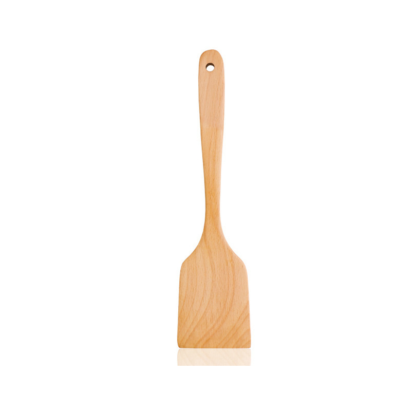 Low-cost wholesale and retail kitchen with natural beech rice spoon, beech fried rice shovel