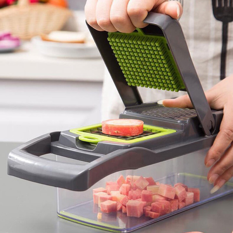 New hot Household kitchen multi-functional vegetable cutter Portable and easy to clean slicer Slicer Dicing grater