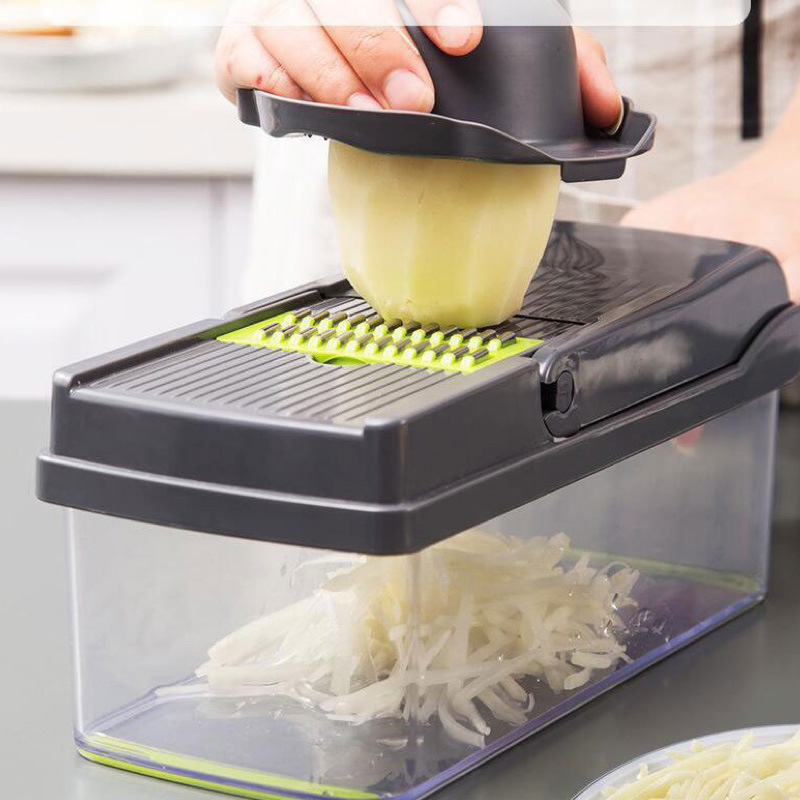 New hot Household kitchen multi-functional vegetable cutter Portable and easy to clean slicer Slicer Dicing grater