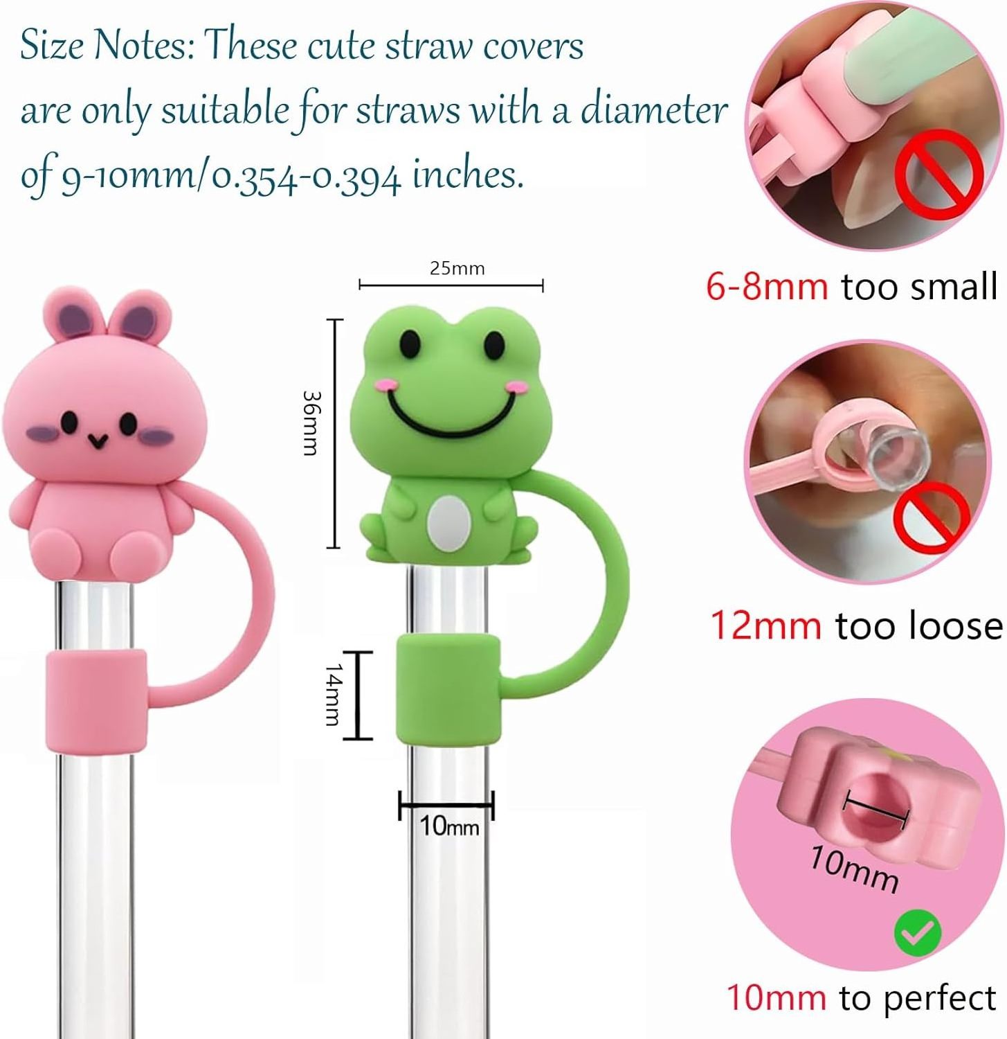 10mm straw cover water bottle straw cap Flower/Cloud/Cup/animal shapes for stanley cup