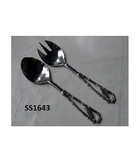 Salad server set stainless steel silver colored salad set serving tool salad spinner at best price