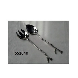 Salad server set stainless steel silver colored salad set serving tool salad spinner at best price