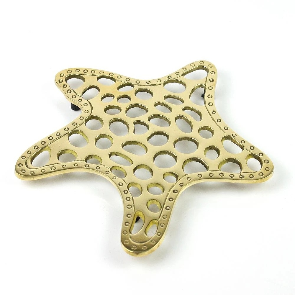 Brass Leaves Design Trivet for Table Top Decoration Use Mats And Pads With Premium Quality Trivet