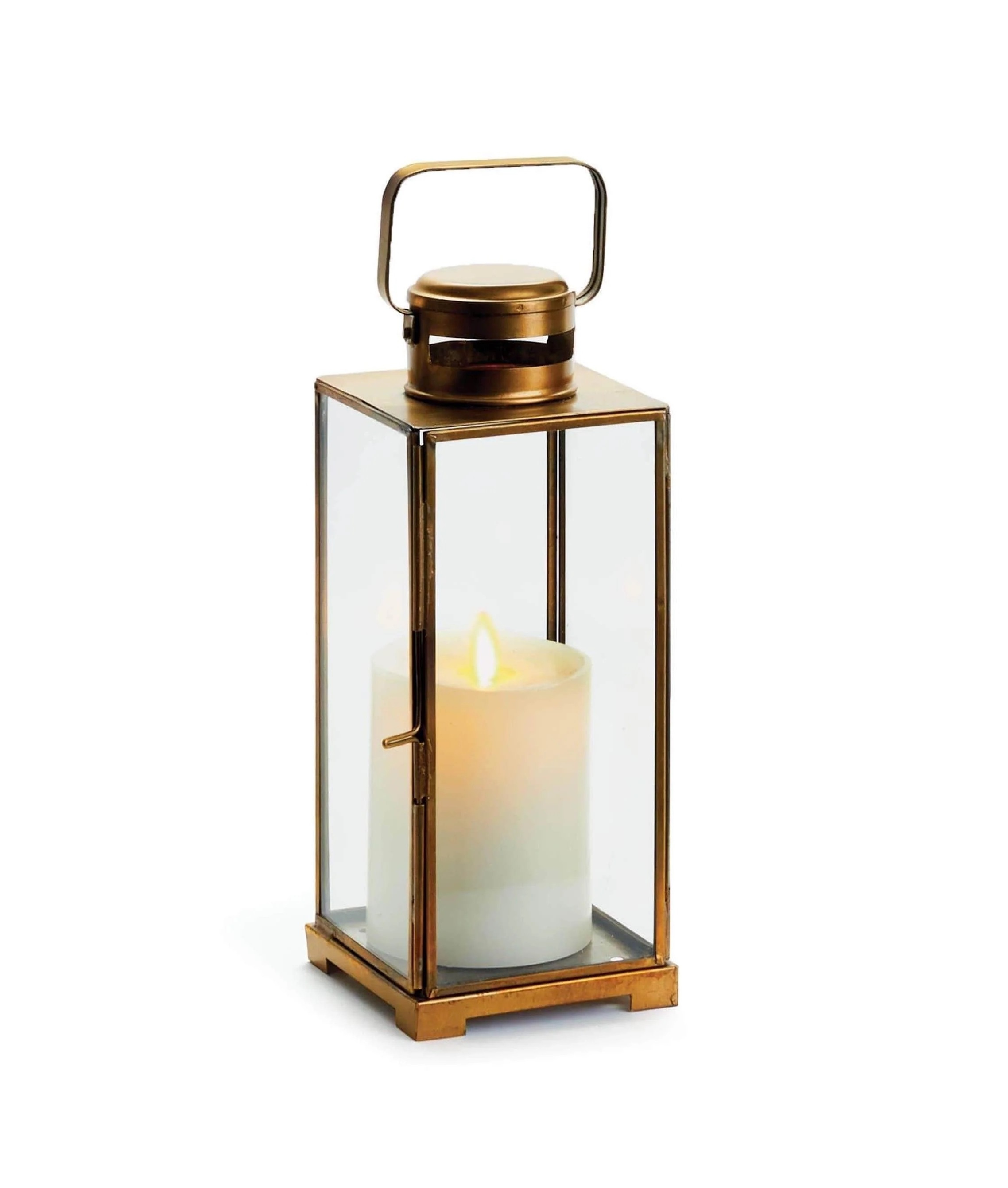 New Classic Modern Look Design Handmade Gold Nickel Plated Lantern With Glass Material Lamps For Table Decoration Use