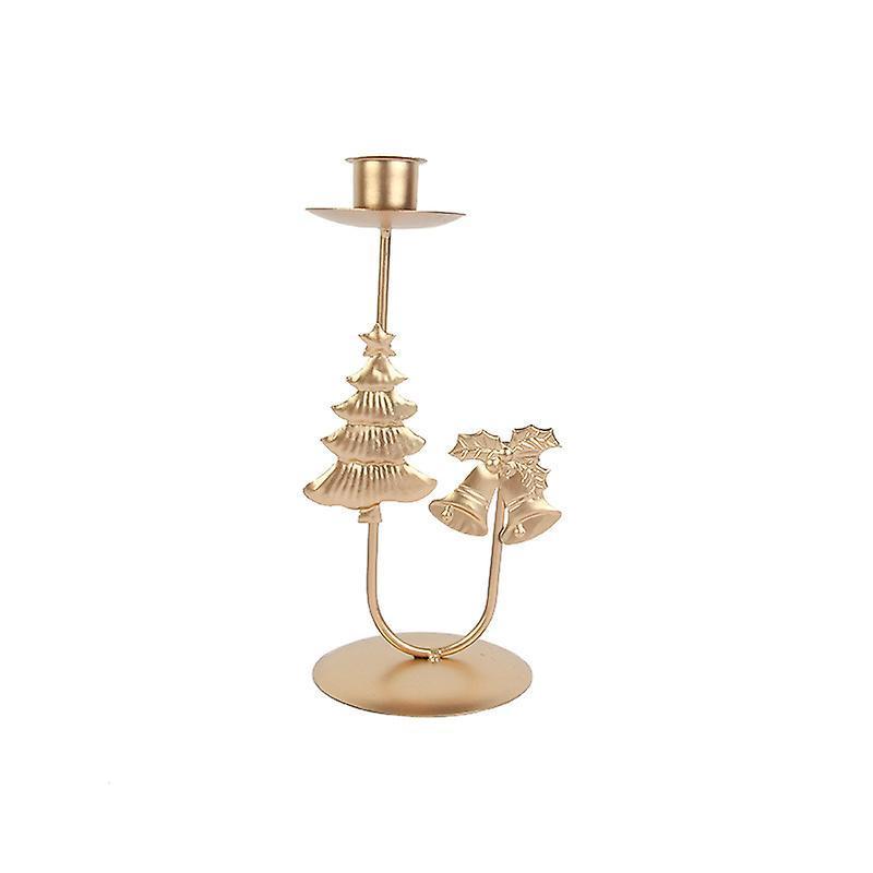 Luxury Palm Tree Candle Stick Holder Gold Plated Decorative Design Candle Stand For Table Decoration