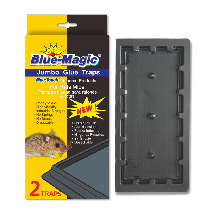 Blue-Magic Jumbo Glue Traps Mice & Rat High Viscidity Pest Insects Killer