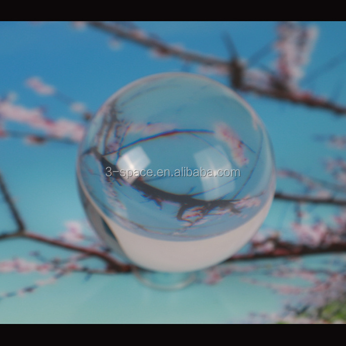 100mm Large Acrylic Sphere with stand pmma transparent solid globes different color