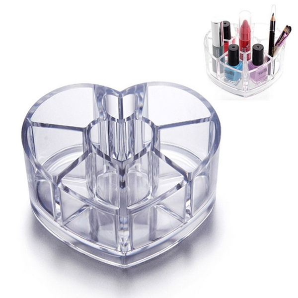 Clear Acrylic Makeup Storage Box Drawers Case Lipstick Cosmetic Storage Box Holder Brush Makeup Organizer Jewelry Storage