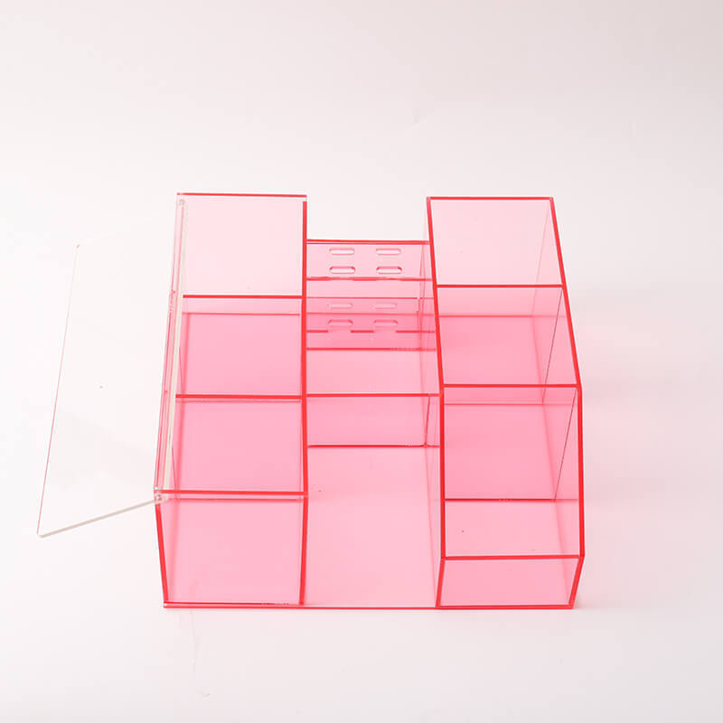 Clear Acrylic Makeup Storage Box Drawers Case Lipstick Cosmetic Storage Box Holder Brush Makeup Organizer Jewelry Storage