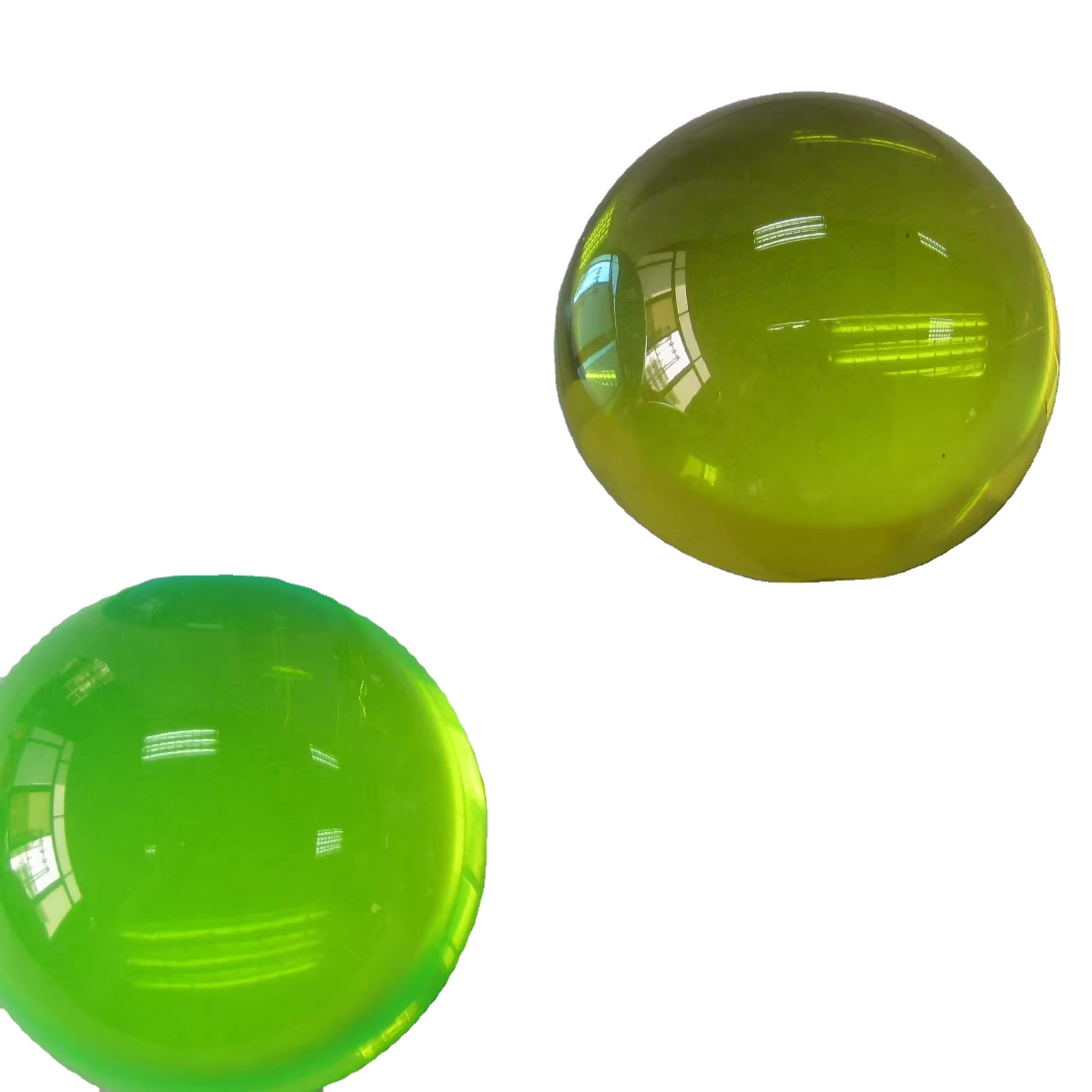 Bespoke Made Acrylic Colorful Half Ball Plastic Resin Ornament for Party Christmas Wedding High Polished Solid Spheres