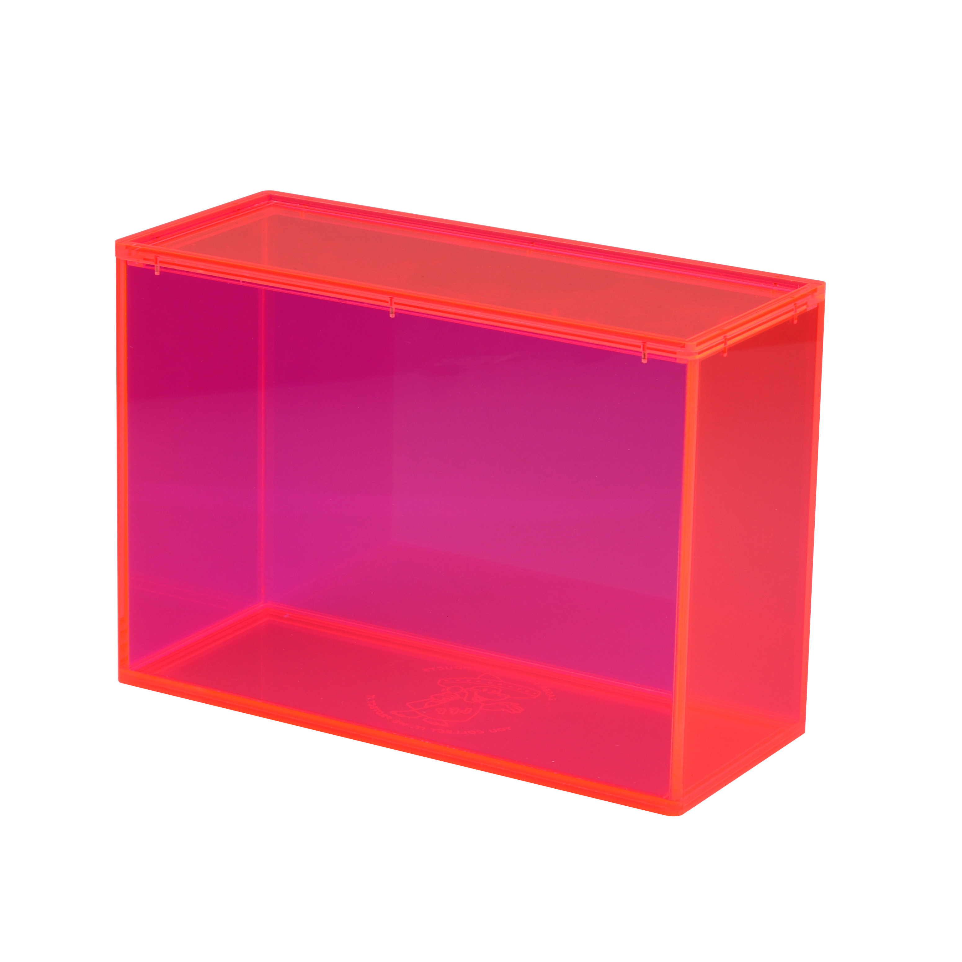 2 Pack Premium Grade 4mm Acrylic Fluorescent Red Funko POP Display Box the TV Series POP Figures 4mm Thick Protector Case