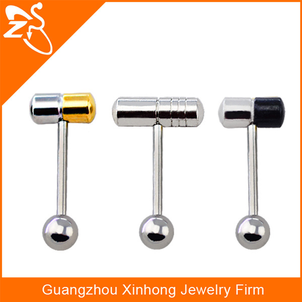 cheap wholesale body piercing jewelry magnetic vibrating pill slave tongue rings