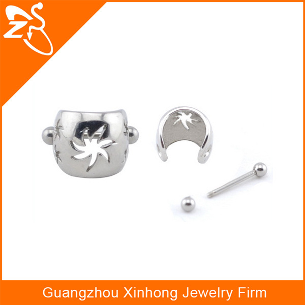 vibrating nipple piercing jewelry, heart shaped nipple ring, 316 L stainless steel magnetic nipple jewelry