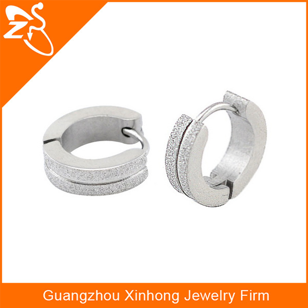 Stainless steel clip-on earrings ring type designs ear ring body piercing jewelry