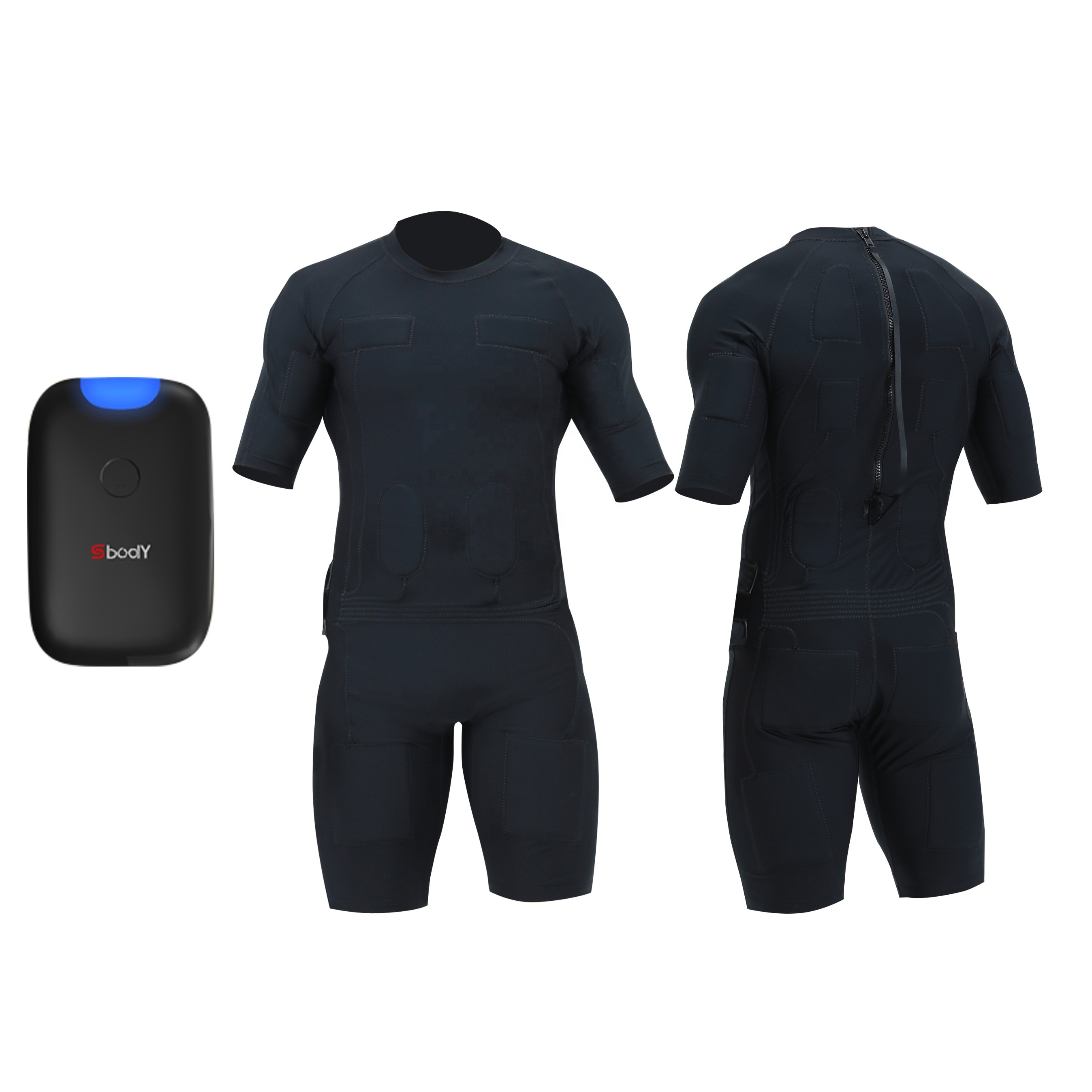 Easy Operate Wireless EMS Muscle Stimulator /Dry Fitness Training Suit Machine for Home Use