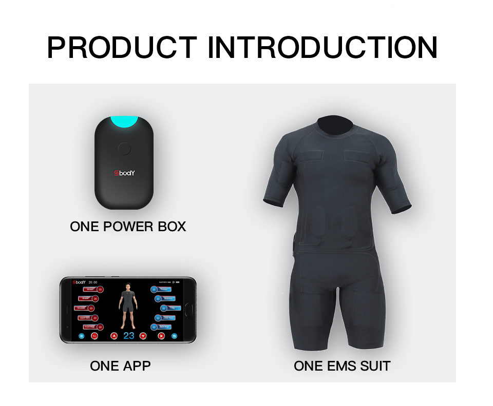 ems training suit/ems fitness wireless/electric muscle stimulator suit