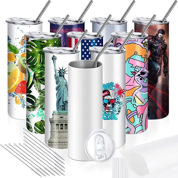 Usa Warehouse Free Shipping Tumbler 20Oz 30Oz Mug Heat Press Vaccum Hot/Cold Thermo Sublimation Tumblers With Extra Lid