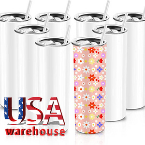 Usa Warehouse Free Shipping Tumbler 20Oz 30Oz Mug Heat Press Vaccum Hot/Cold Thermo Sublimation Tumblers With Extra Lid