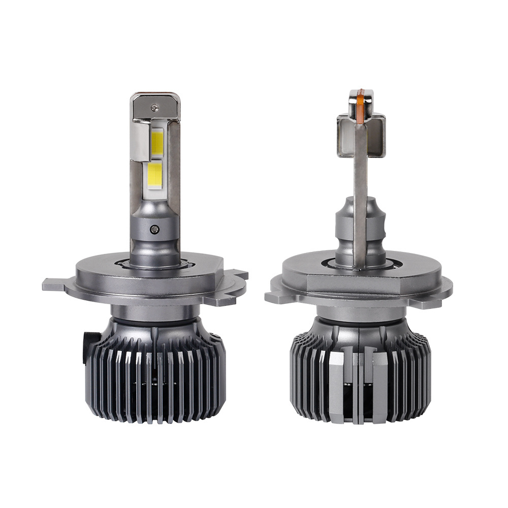 High quality high low beam LED headlight bulb P60 H4 with cooling fan stable lumen output