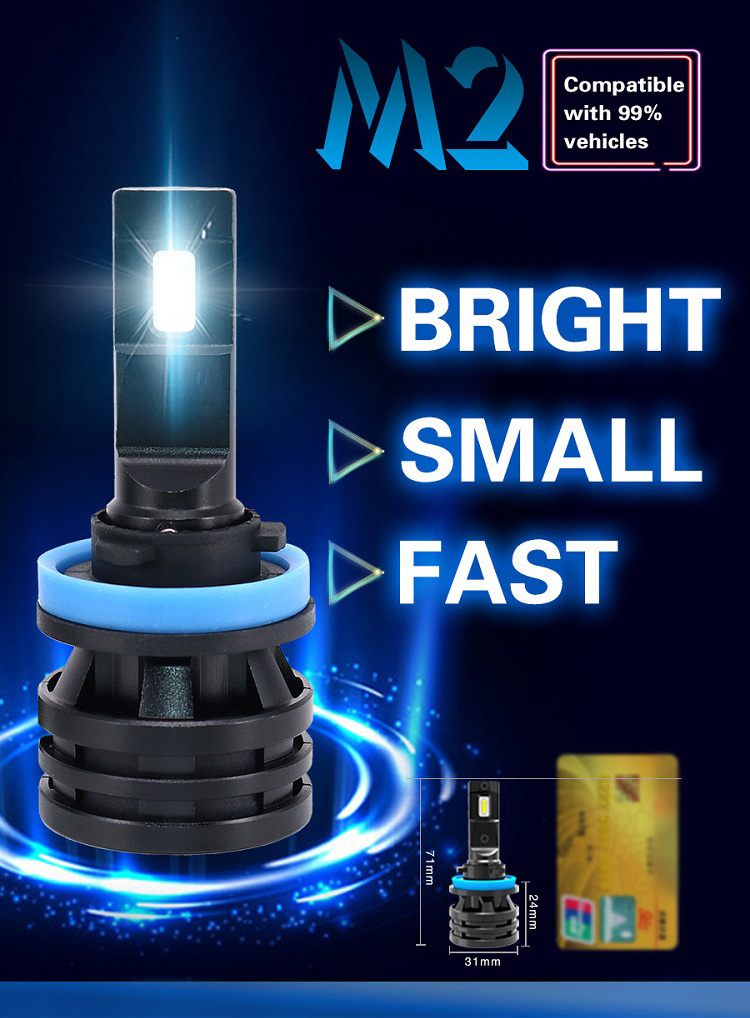 New design 12000lm led car bulb h1 h3 h4 h7 h11 h13 led headlight