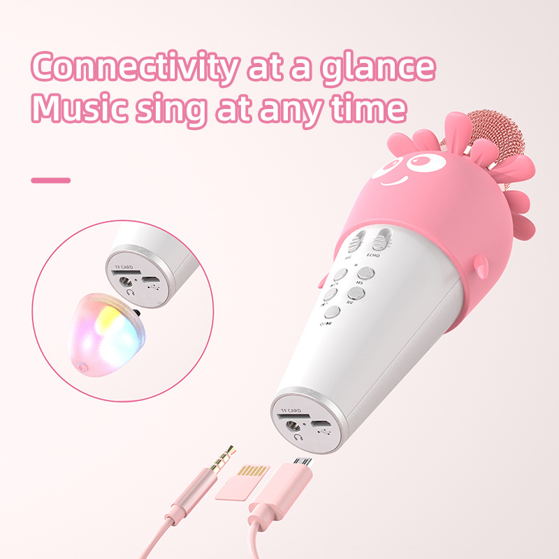 K5 Carrot Design microphone toy studio wireless microphone professional gaming microphones for kids