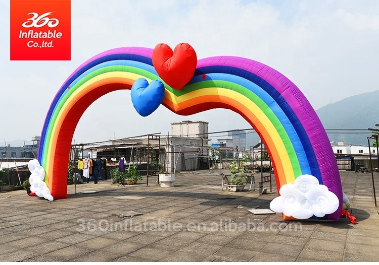 inflatable rainbow arch ,inflatable birthday arch ,inflatable wedding arch