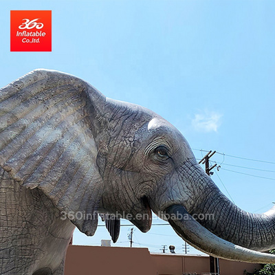 giant Custom advertising Inflatable a big Grey elephant Model for decoration Inflatable toy plant inflatable statue