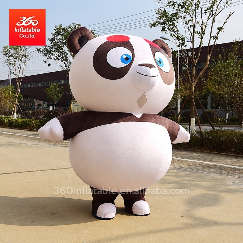 Inflatable Mascot Animal Costume Custom Inflatable Characters Animal Panda Suit