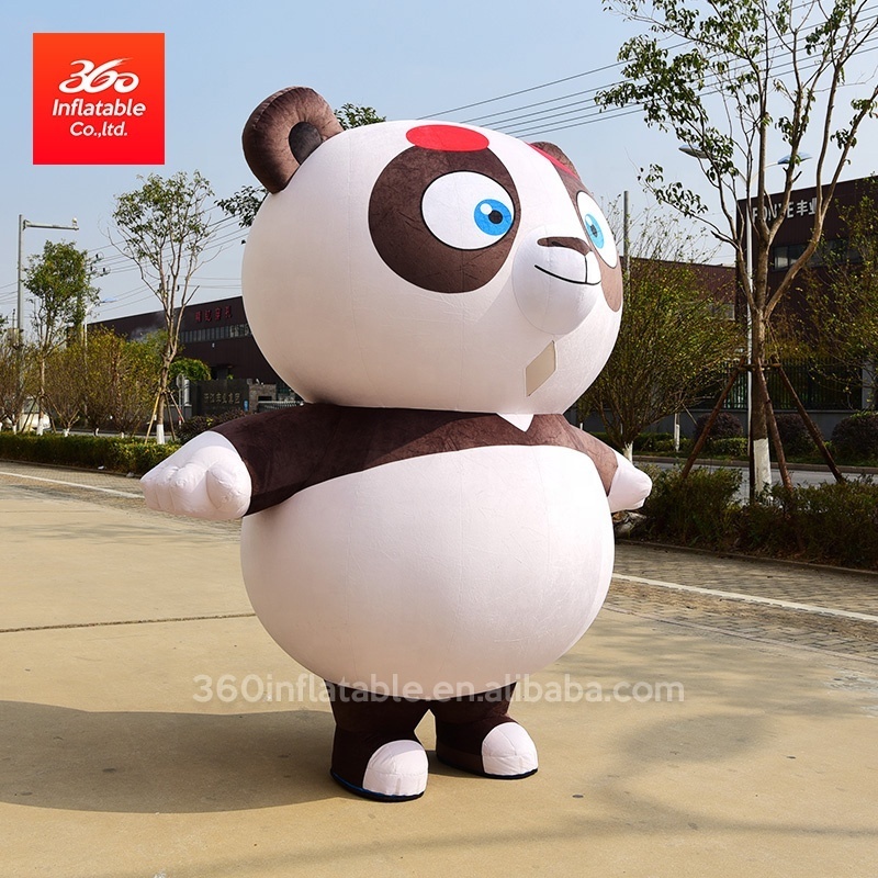 Inflatable Mascot Animal Costume Custom Inflatable Characters Animal Panda Suit