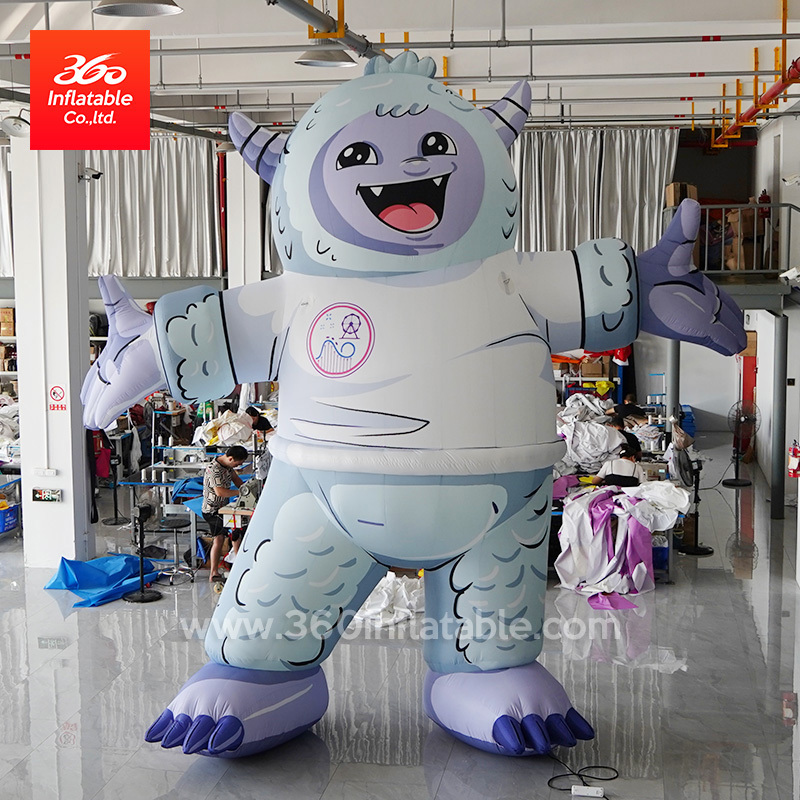 Custom Giant advertising Inflatable design Cartoon mascot goat sheep animals for Outdoor event decorations