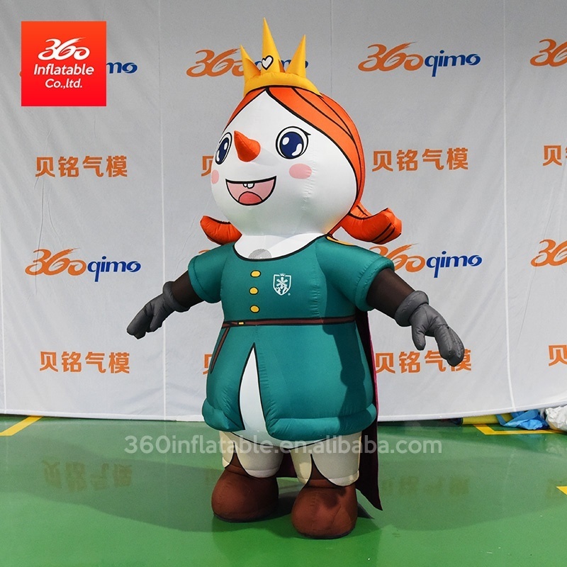 2019 New Design Customized Character advertising Inflatable Costume mascot model fashion sexy girl for promotional Party/Events