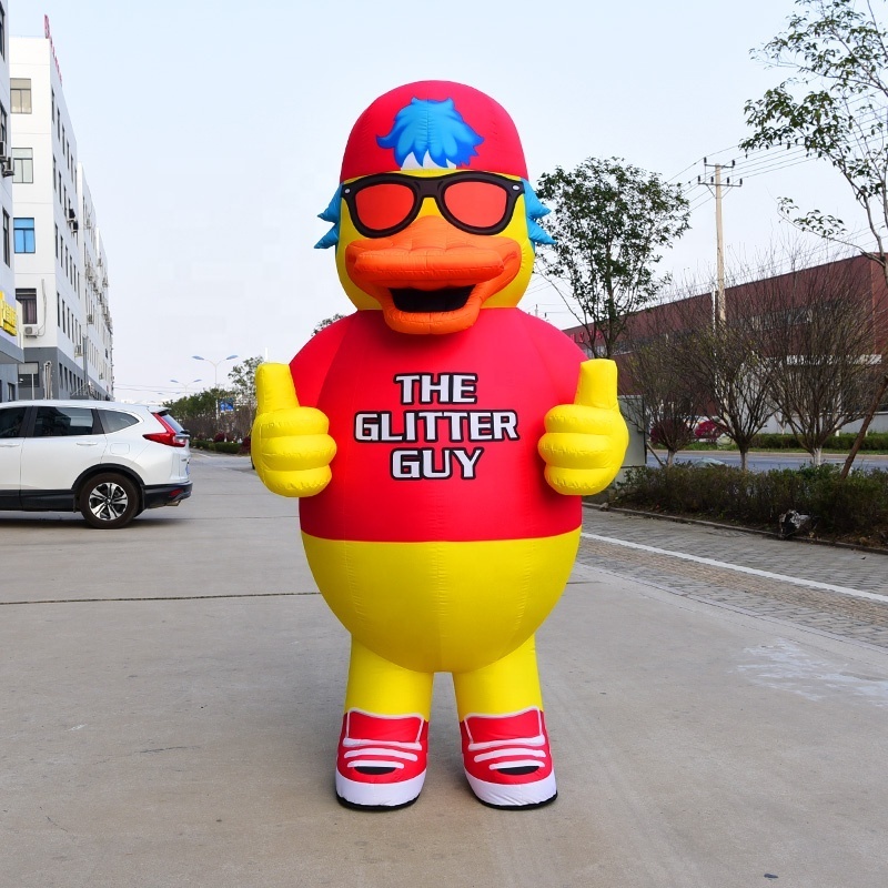 inflatable  for advertising outdoor Walking clown duck inflatable character walking costume custom inflatable suit