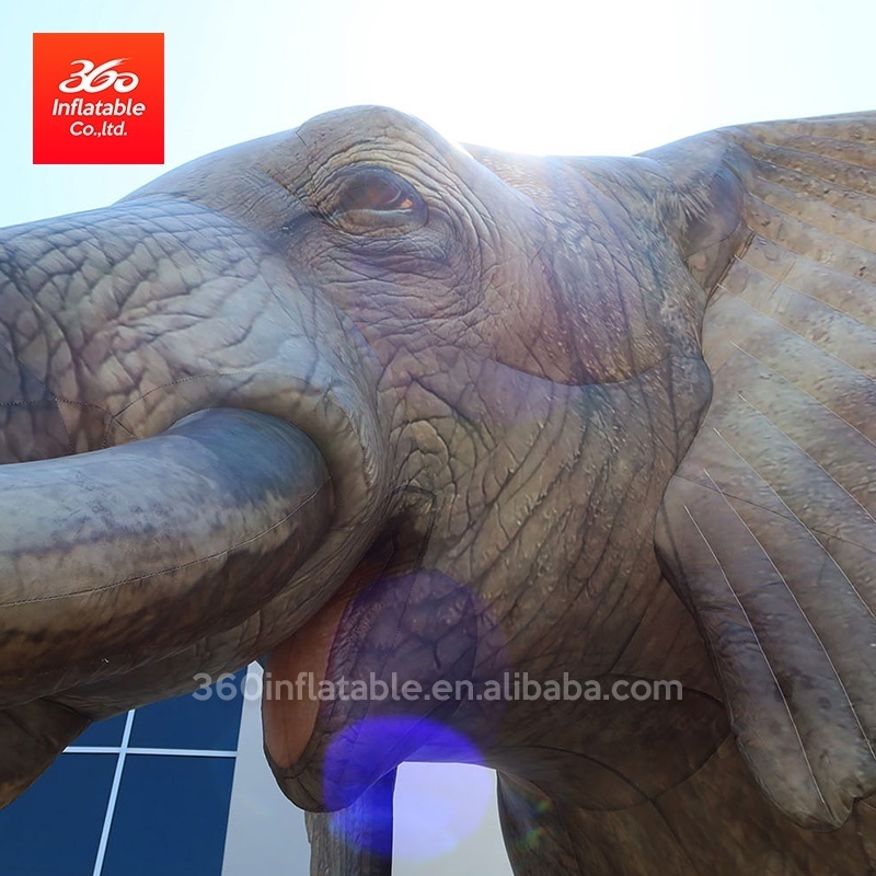 giant Custom advertising Inflatable a big Grey elephant Model for decoration Inflatable toy plant inflatable statue