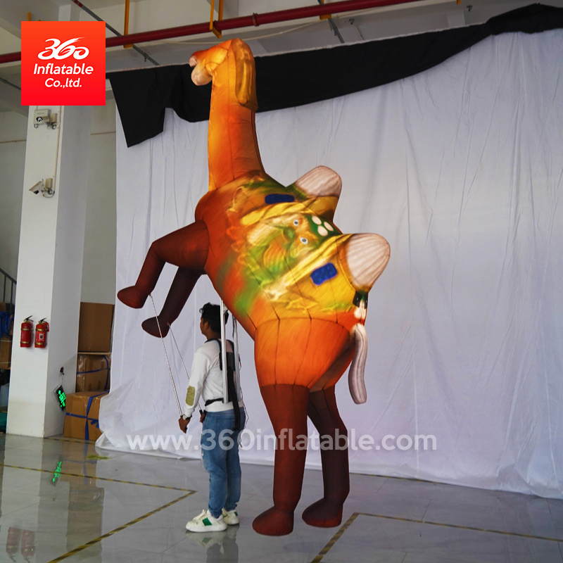 Custom design advertising Inflatable  inflatable walking moving inflatable animal camel mascot