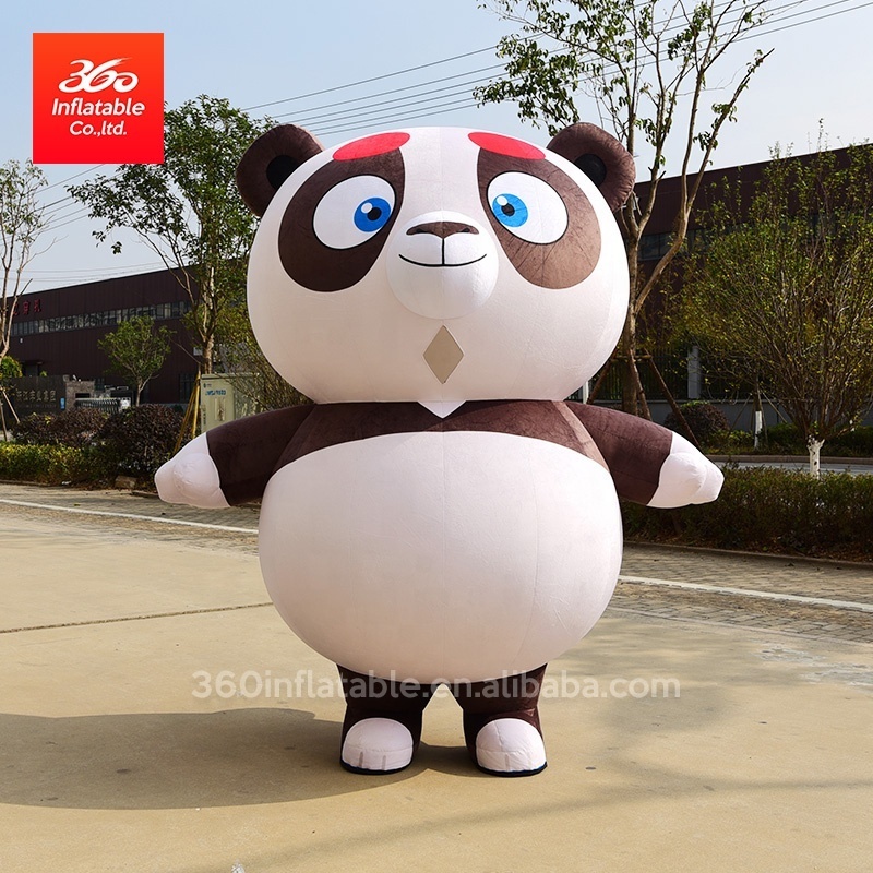 Inflatable Mascot Animal Costume Custom Inflatable Characters Animal Panda Suit