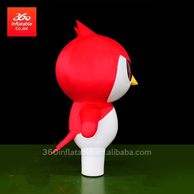 moving Inflatable Cartoon Mascot Animal red birds for decoration Promotional advertising Inflatable Costume for sale