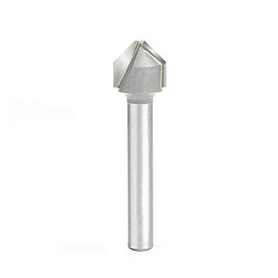 WEIX ACP V Groove Bit Aluminum End Mill 12.7mm Shank V Groove Carbide Router Bit For Aluminum material