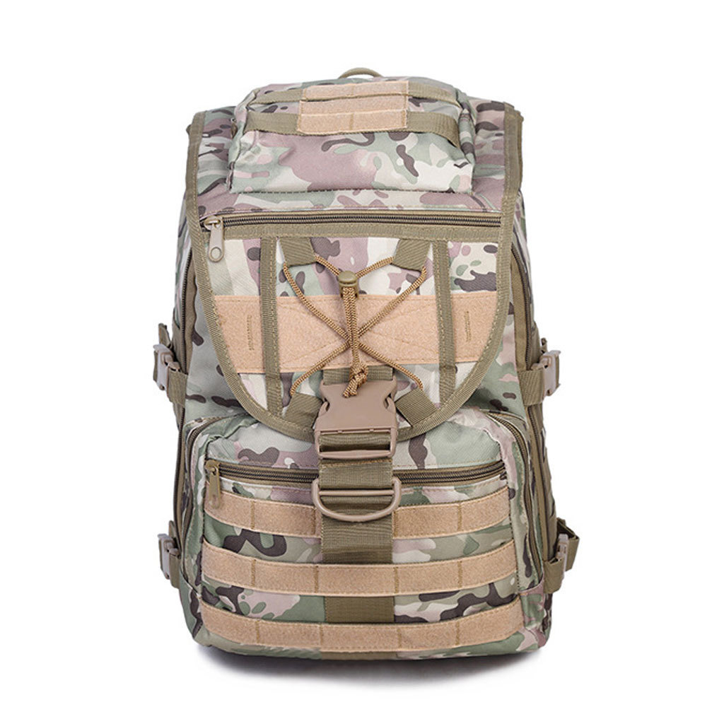 Camouflage Rucksacks Large Capacity Waterproof Tactical Style Polyester Backpack Bag