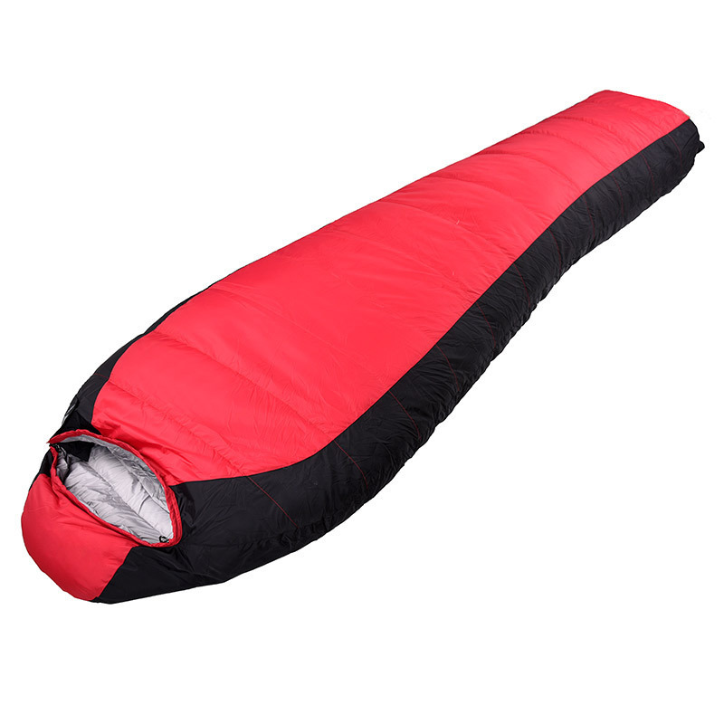 Custom white duck down Sleeping Bags for Adults Cold Weather Warm Camping Lightweight Hiking Essentials Sleep Accessories