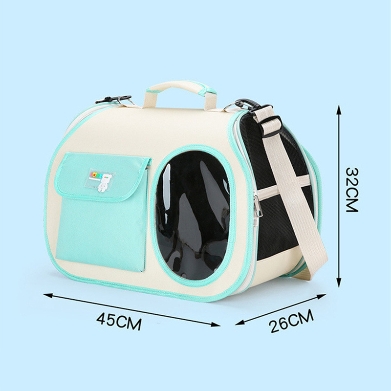 Cat Carrier Soft-Sided Pet Travel Carrier for Cats Dogs Puppy Comfort Portable Folding Pet Carrier Easy to Carry Shoulder Bag