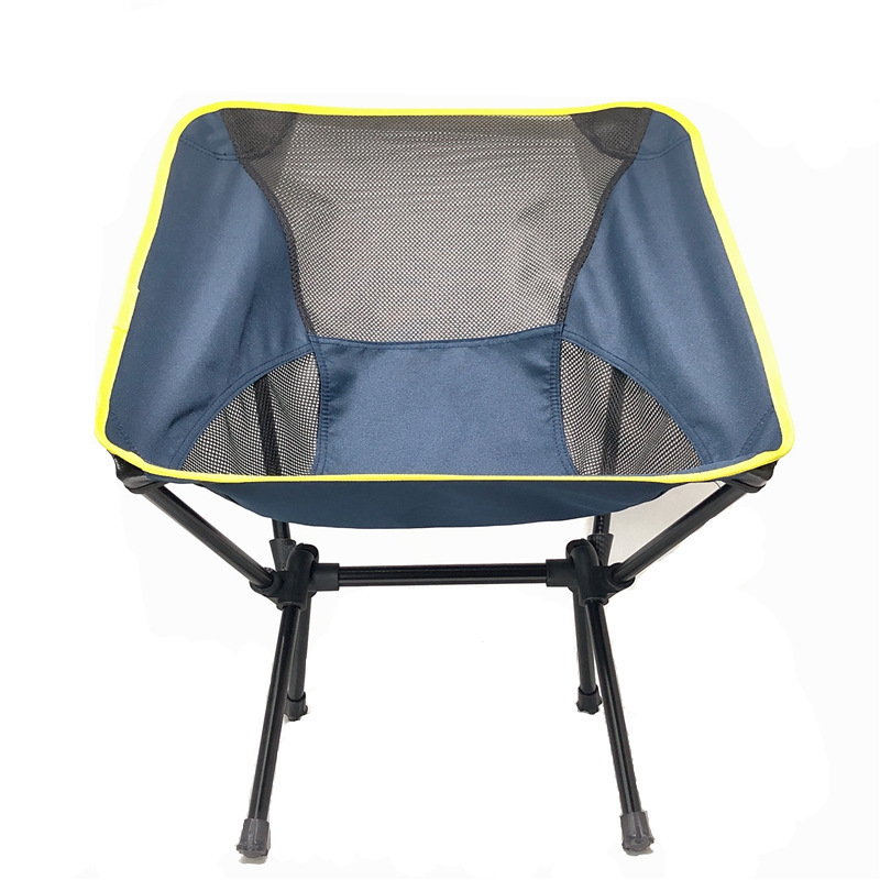 2023 New Outdoor Portable Ultra Folding Height Adjustable Moon Camping Lawn Chair For Hiking