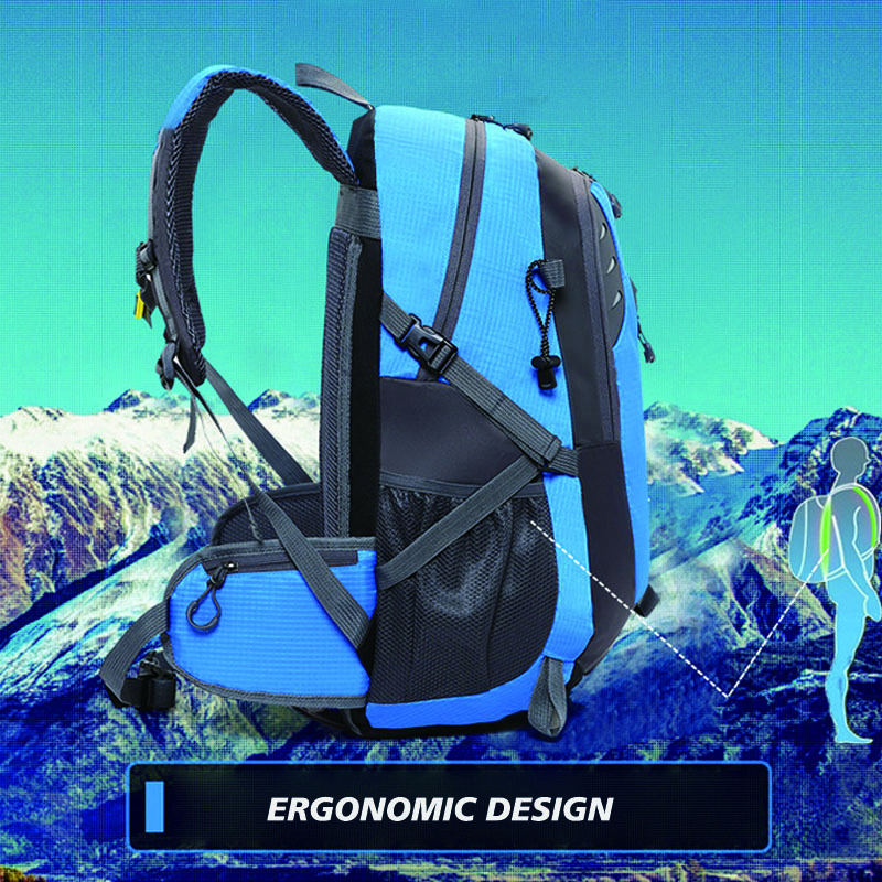 Trending custom mens trekking mountain back pack bag outdoor camping waterproof travelling backpack