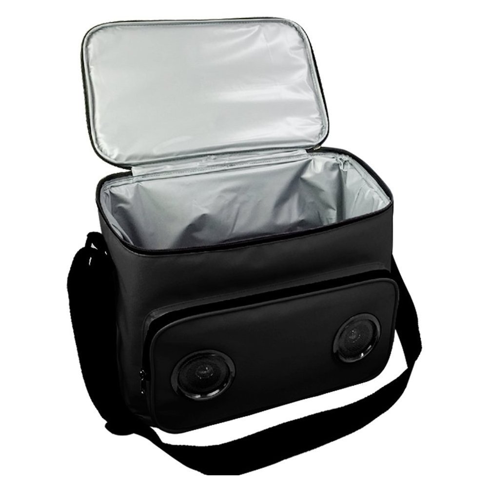 Outdoor Insulated Cooler Bag With Speaker, Mp3 Speaker Cooler Picnic Lunch Bag