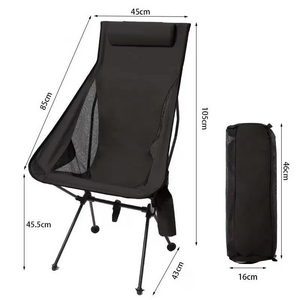 Folding Outdoor Lawn Camping Chairs Portable Camping Chair Ultralight Lightweight Comfy Camp Chairs For Adults