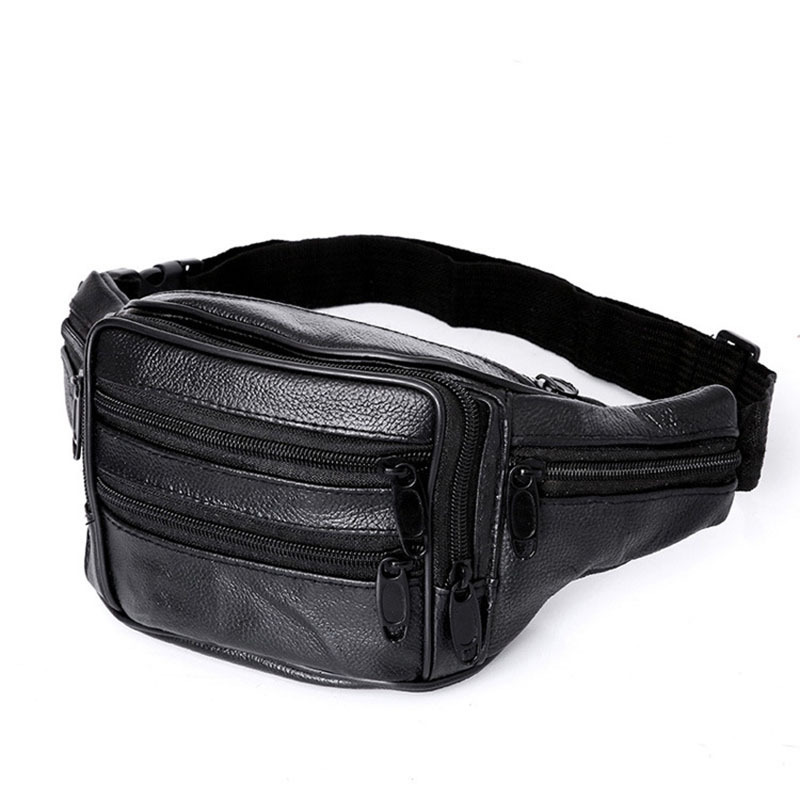 Fashion New Waterproof Waist Bag Hip Packs Belt Hiking Climbing Outdoor PU Waist Bum Bag