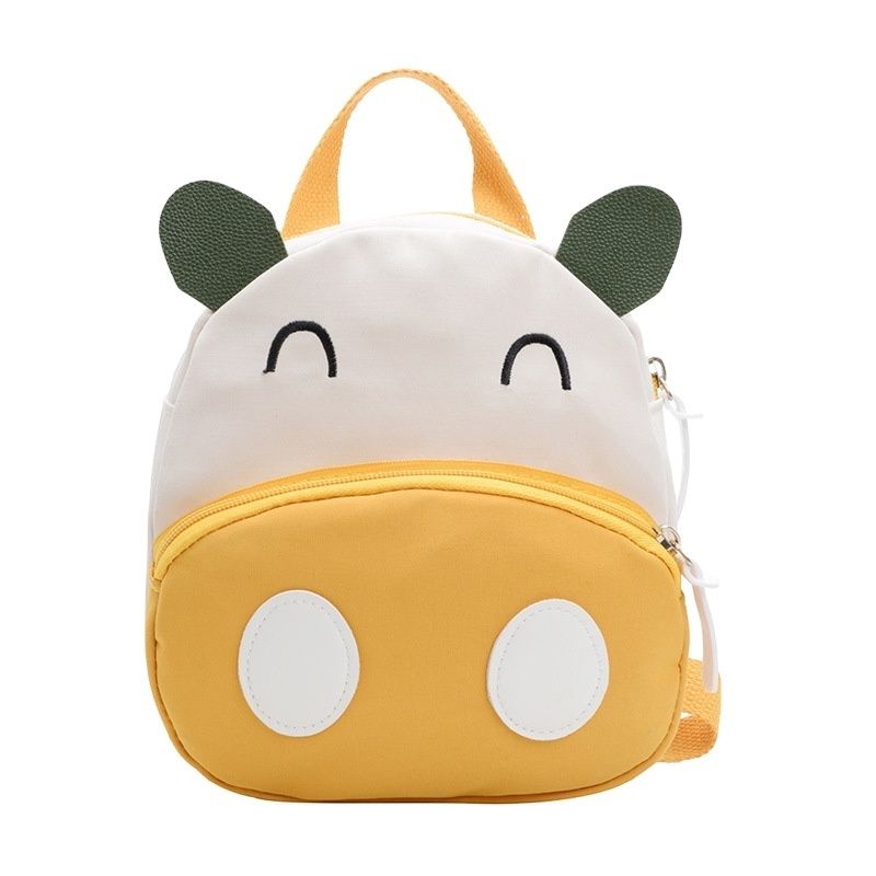 Cute cartoon backpack for kids multistyle shoulder canvas bag lightweight cartoon backpack for kids