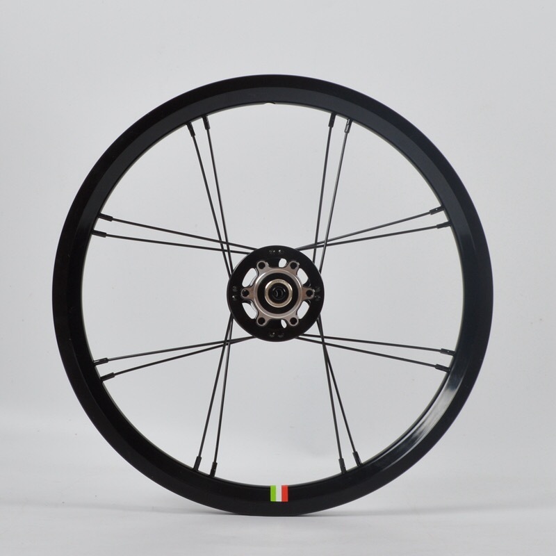 16 inch 305 disc brake bicycle wheel set Dahon K3 plus carbon fiber hub 120 Ring 5 bearing 16 hole Star Rainbow wheel