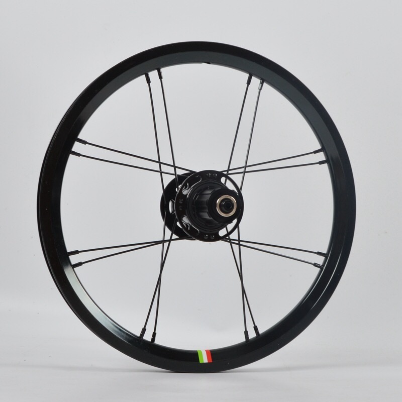 16 inch 305 disc brake bicycle wheel set Dahon K3 plus carbon fiber hub 120 Ring 5 bearing 16 hole Star Rainbow wheel