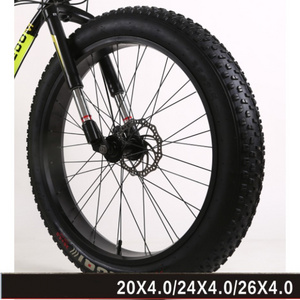 20/24/26*4.0 Fat Bike Wheels 36H MTB Snow Beach Bike Wheelset Elictric Bike Bicycle Tire Tube Disc Brake Fat Rims Hubs Cycling